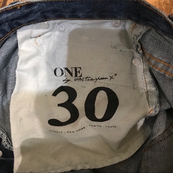 One Teaspoon Hawks Denim Shorts 30 - Picture 7 of 8